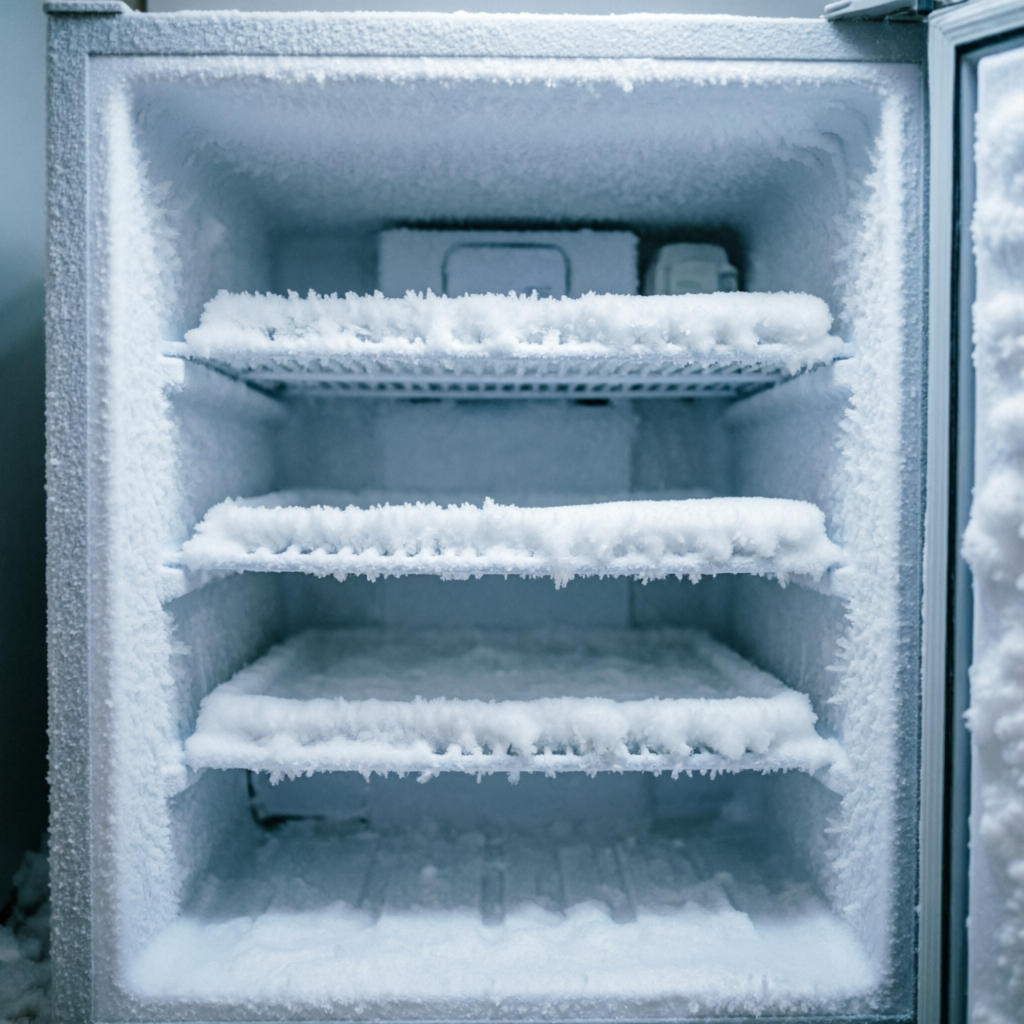 ice in feezer to eat