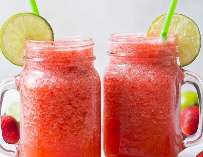 Quick Strawberry Lemonade Slushie Recipe
