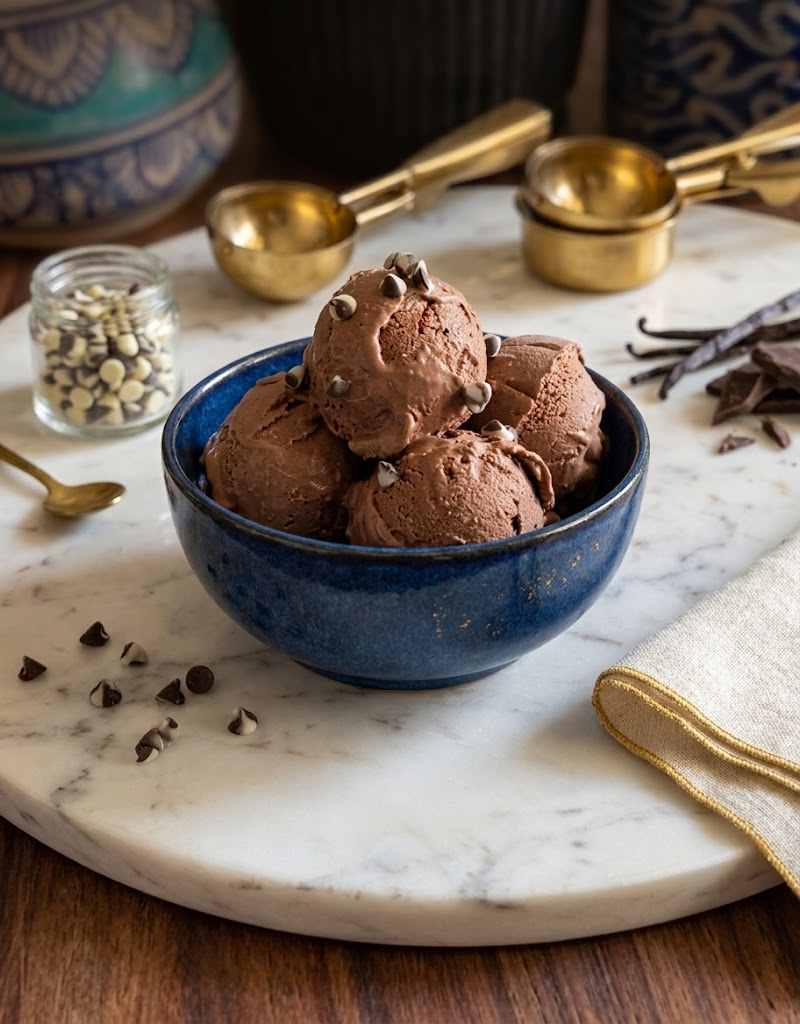 choco almond ice cream