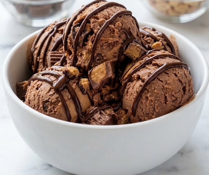 Best Chocolate Peanut Crunch Ice Cream