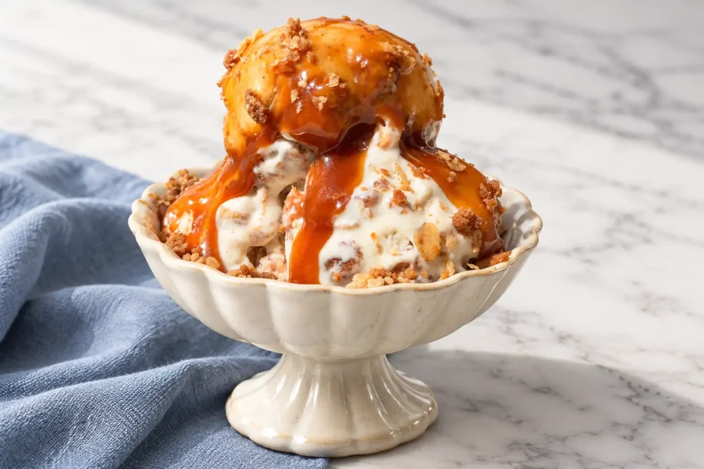 ice cream apple treat